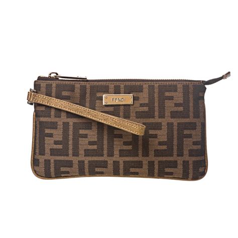 fendi wristlet|authentic Fendi wallet.